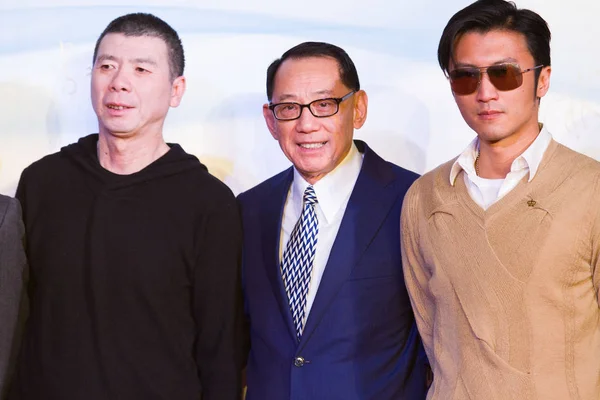 Left Chinese Director Feng Xiaogang Albert Yeung Chairman Emperor Group — Stock Photo, Image