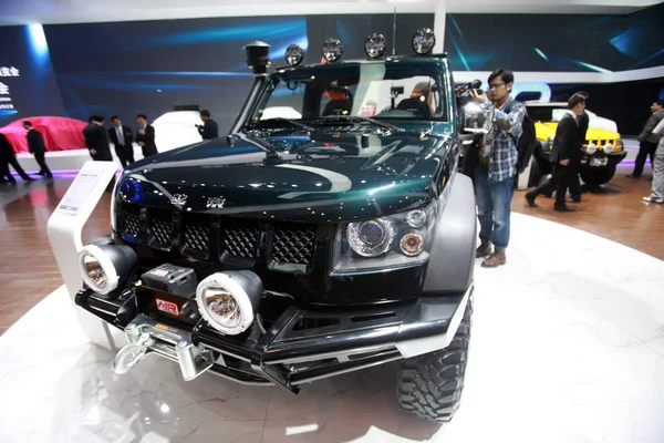 Suv Baic Motor Seen Display 12Th Beijing International Automotive Exhibition — Stock Photo, Image