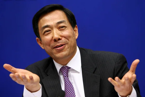 File Xilai Entonces Ministro Comercio China Hijo Del Viceprimer Ministro — Foto de Stock