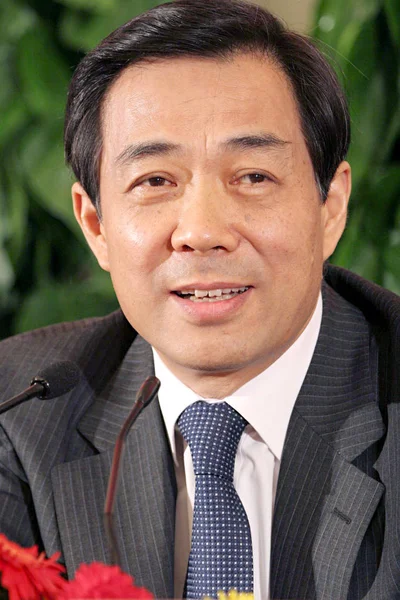 File Xilai Entonces Ministro Comercio China Hijo Del Viceprimer Ministro — Foto de Stock