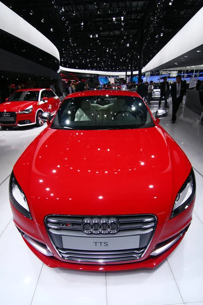 Audi Tts Outros Carros Audi São Vistos Exposição Durante Xii — Fotografia de Stock