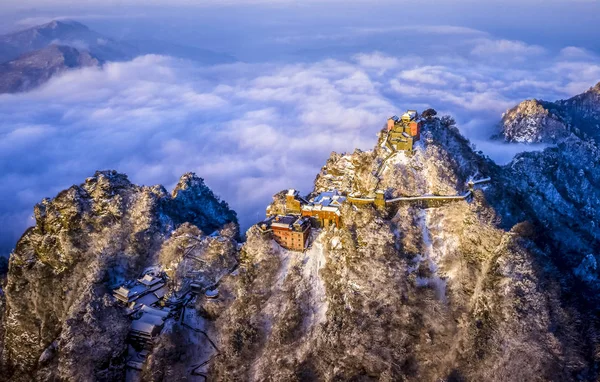 Krajobraz Taihe Palace Stonewalled Zakazane Miasto Szczyt Tianzhu Sky Pillar — Zdjęcie stockowe