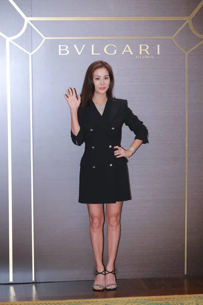 韩国女星 模特高素英出席2018年10月4日在韩国首尔举行的 Bvlgari 促销活动 — 图库照片