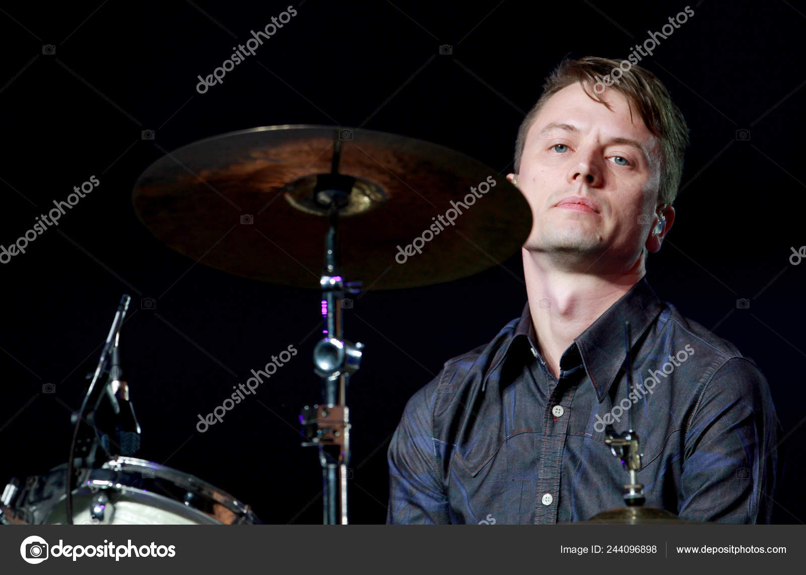 Membre Groupe Rock Danois Michael Learns Rock Egalement Connu Sous Photo Editoriale C Chinaimages 244096898