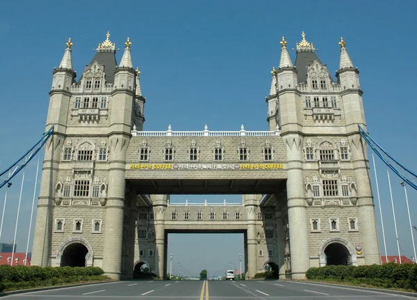 Vista Del Puente Clonado Londres Ciudad Suzhou Provincia Chinas Jiangsu — Foto de Stock