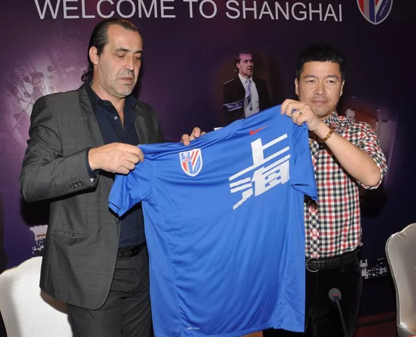 Allenatore Calcio Nazionale Argentino Sergio Batista Nuovo Allenatore Shanghai Shenhua — Foto Stock