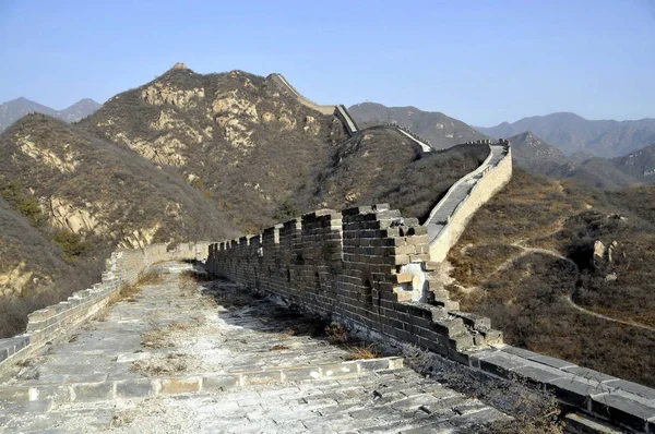 2007 中国北京で万里の長城の風景 — ストック写真