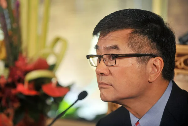 États Unis Ambassadeur Chine Gary Locke Prend Parole Lors Une — Photo