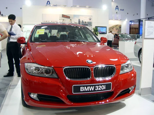 Bmw 320I Muestra Durante Una Exposición Automóviles Ciudad Haikou Sur — Foto de Stock