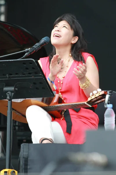 Bossa Nova Queen Ono Lisa Performs Opening Ceremony 2012 Big — Stock Photo, Image