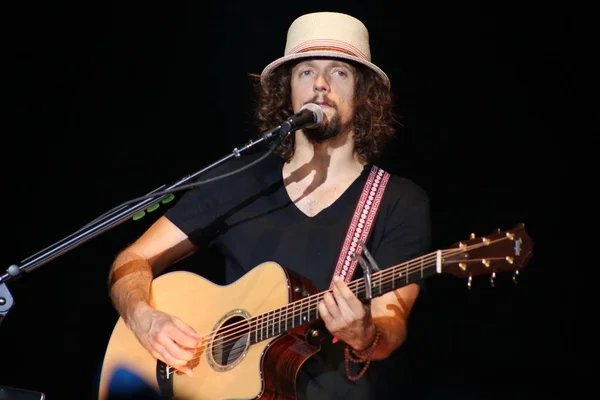 Ηπα Τραγουδιστή Jason Mraz Εκτελέσει Στη Συναυλία Του Στο Shanghai — Φωτογραφία Αρχείου