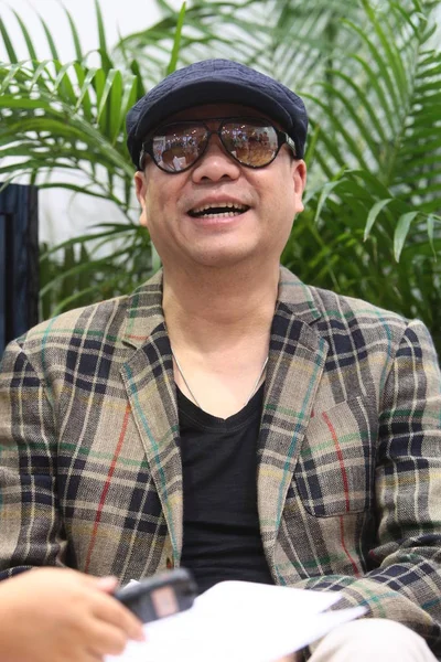 Hong Kong Actor Robert Yeung Interviewed 18Th Shanghai Festival Shanghai — Stock Photo, Image