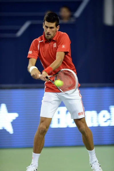 Novak Djokovic Aus Serbien Revanchiert Sich Gegen Tommy Haas Aus — Stockfoto