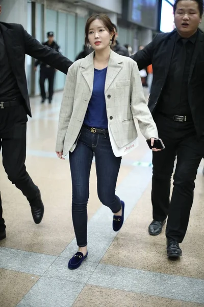 Die Südkoreanische Schauspielerin Soo Hyang Mitte Trifft November 2018 Auf — Stockfoto