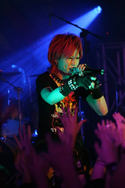 2012年6月3日 日本摇滚乐队 在中国香港的音乐会上表演 — 图库照片