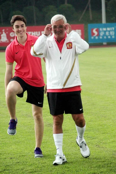Marcello Lippi Prawo Nowym Trenerem Klubu Piłki Nożnej Guangzhou Evergrande — Zdjęcie stockowe