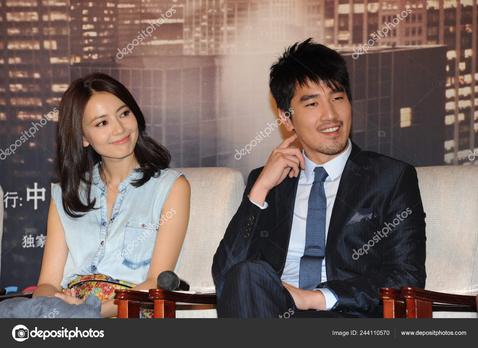 Download - Chinese actress Gao Yuanyuan and Taiwanese actor Mark Chao atten...
