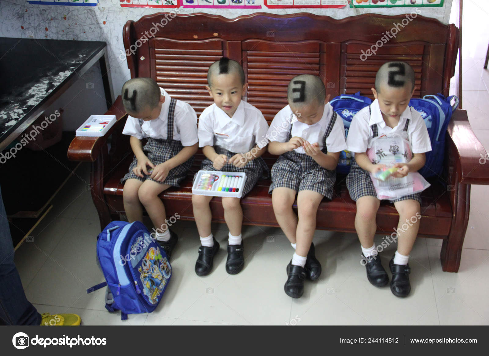 Year Old Chinese Quadruplet Boys Surnamed Jiang Number Shaped