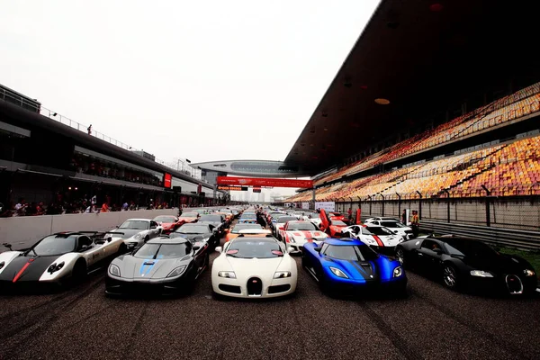 Sedan 2012 Süper Show Sırasında Shanghai International Circuit Şanghay Çin — Stok fotoğraf