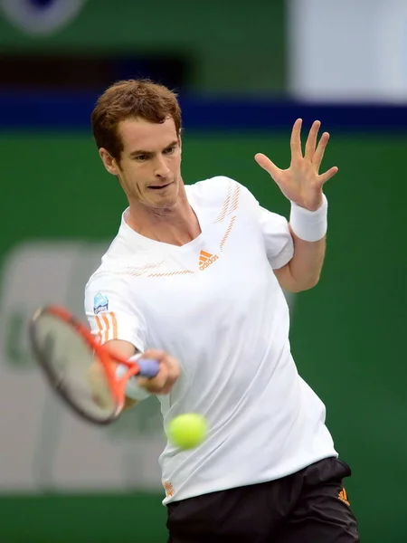 Andy Murray Gran Bretaña Devuelve Una Oportunidad Contra Novak Djokovic — Foto de Stock