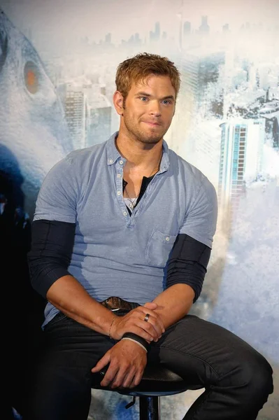 私たち記者会見に臨んだ俳優 Kellan ルッツ餌の上海 中国での 映画の 2012 — ストック写真