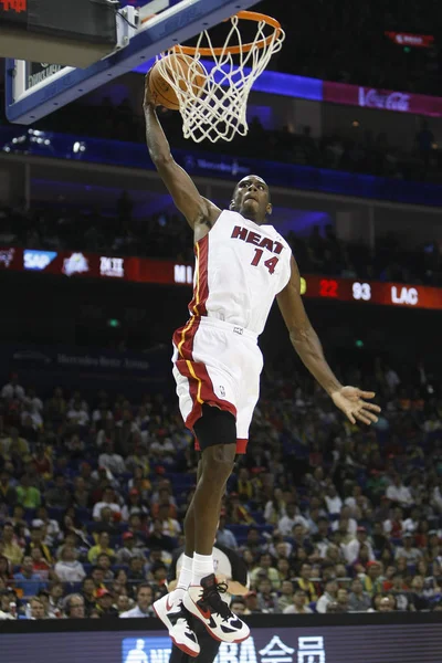 Terrel Harris Der Miami Heat Springt Gegen Die Los Angeles — Stockfoto