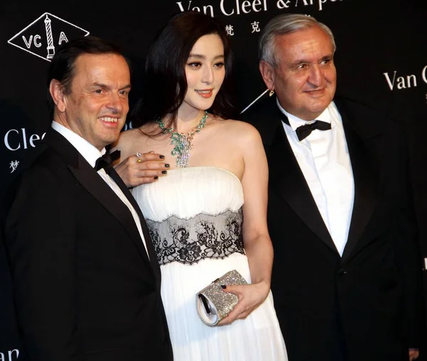 Actriz China Fan Bingbing Representa Con Primer Ministro Francés Jean —  Fotos de Stock