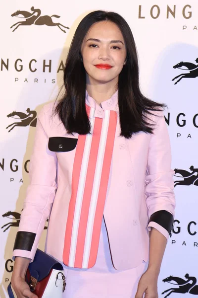 Actriz China Yao Chen Posa Ceremonia Apertura Tienda Francesa Moda — Foto de Stock