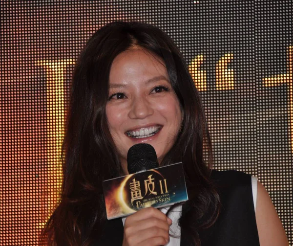 Κινέζα Ηθοποιός Βίκυ Zhao Wei Παρακολουθεί Μια Γιορτή Για Την — Φωτογραφία Αρχείου