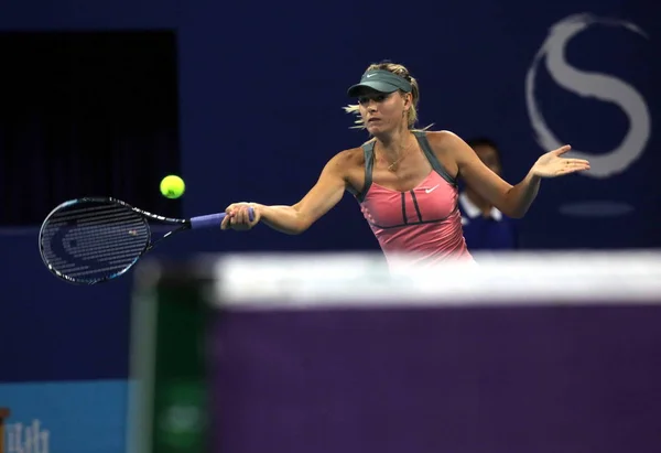 Maria Sharapova Russie Retourne Tir Contre Victoria Azarenka Biélorussie Dans — Photo