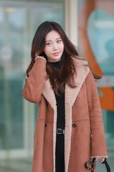 Sydkoreansk Sångerska Och Skådespelerska Kim Ung Mer Känd Sitt Artistnamn — Stockfoto