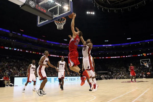 Blake Griffin Los Angeles Clippers Üst Miami Isı Karşı Dunk — Stok fotoğraf