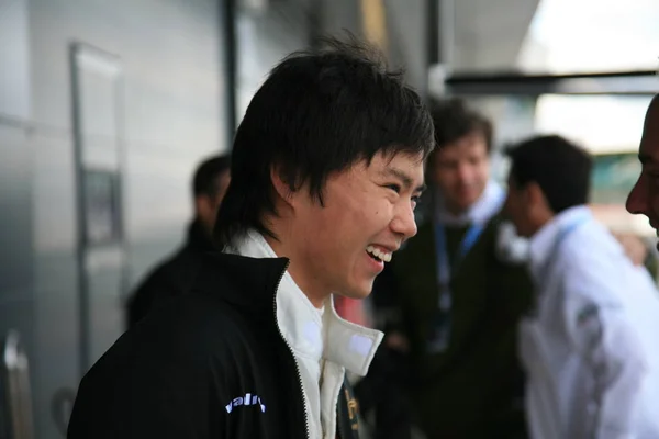 드라이버 Qinghua Hrt 수식을 2012 햄프셔 영국에서 서킷에서 테스트 드라이브 — 스톡 사진
