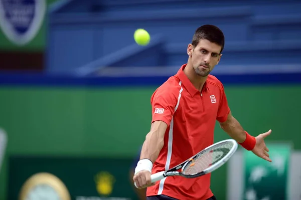 Novak Djokovic Della Serbia Torna Secondo Turno Contro Grigor Dimitrov — Foto Stock