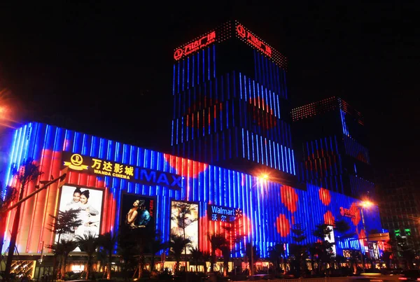 Vista Praça Wanda Cinema Wanda Cidade Fuzhou Sudeste Província Chinas — Fotografia de Stock
