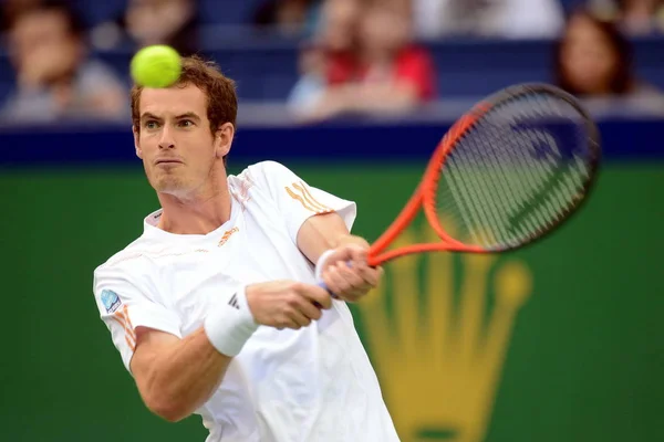 Andy Murray Gran Bretaña Devuelve Una Oportunidad Contra Novak Djokovic — Foto de Stock