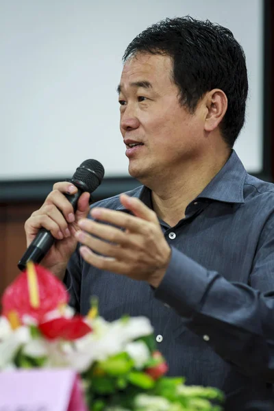 Huang Nubo Grundare Beijing Zhongkun Investment Group Avbildas Ett Forum — Stockfoto