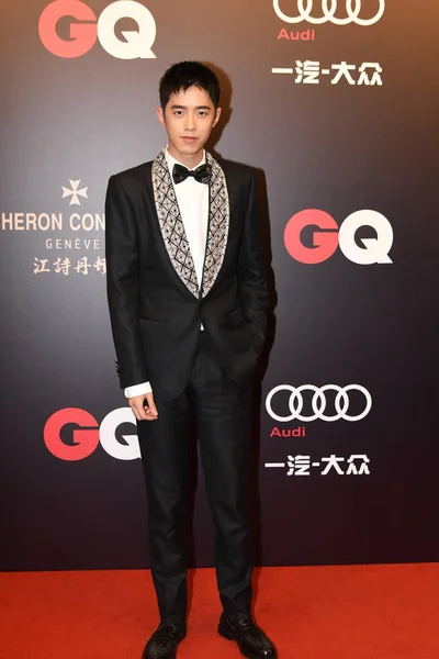 Actor Chino Connor Leong Liang Jingkang Nueva Alineación Del Grupo — Foto de Stock