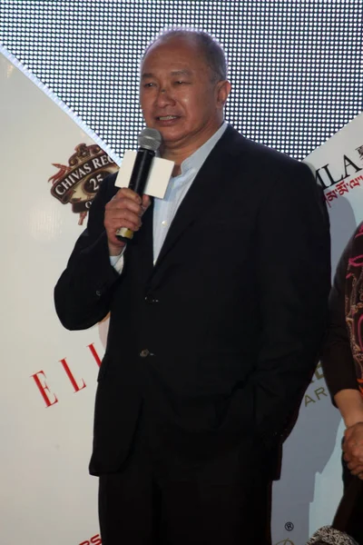 Director Cine Hong Kong John Woo Fotografiado Durante 14º Festival — Foto de Stock