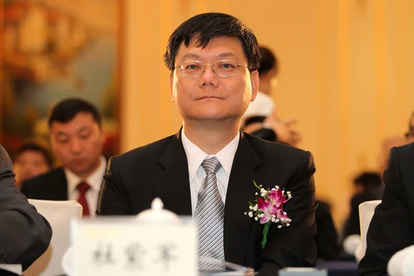 Woody Duh Generaldirektör För Taiwans Industriell Utveckling Bureau Deltar Ett — Stockfoto