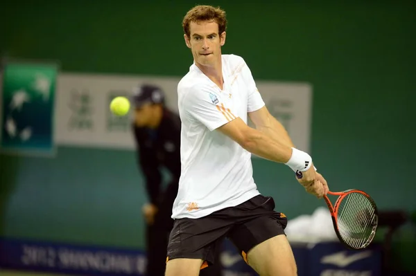 Andy Murray Gran Bretaña Devuelve Una Oportunidad Contra Alexandr Dolgopolov —  Fotos de Stock
