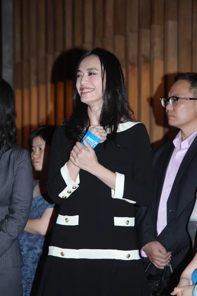 Die Chinesische Schauspielerin Yao Chen Die Auch Ehrenpatronin Des Unhcr — Stockfoto