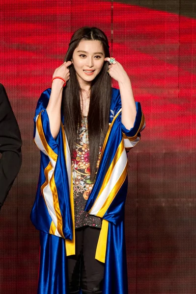 Actrice Chinoise Fan Bingbing Pose Lors Événement Promotionnel Adidas Pékin — Photo