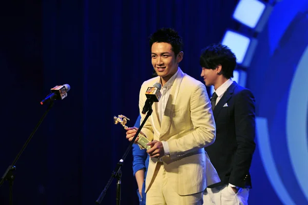 Actor Taiwanés Chen Tung Asiste 12ª Ceremonia Del Premio Chinese — Foto de Stock