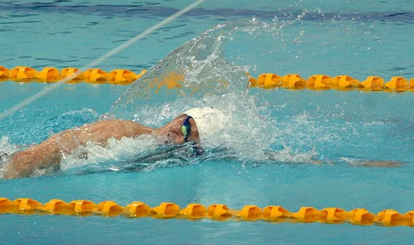 Κινέζος Πρωταθλητής Κολύμβησης Sun Yang Ανταγωνίζεται Στον Τελικό Της Εκδήλωσης — Φωτογραφία Αρχείου