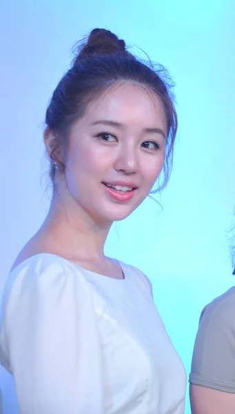 Attrice Sudcoreana Yun Eun Hye Sorride Durante Evento Sponsorizzazione Artistrys — Foto Stock