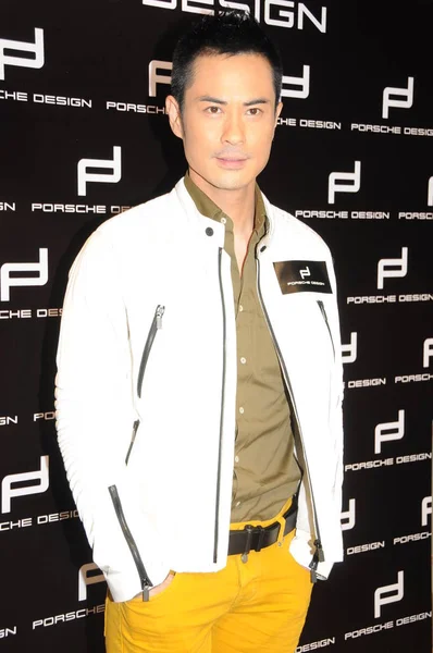 Hong Kong Schauspieler Kevin Cheng Posiert Während Einer Werbeaktion Für — Stockfoto