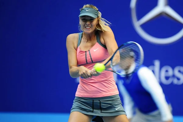 Maria Sharapova Rusya Nın Bir Atış Sorana Cirstea Romanya Karşı — Stok fotoğraf