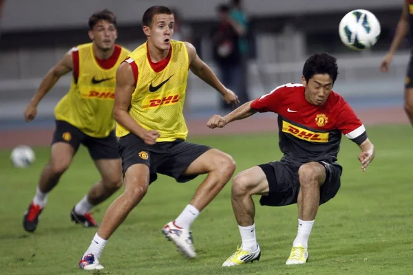 Kagawa Van Manchester United Wordt Afgebeeld Tijdens Een Trainings Les — Stockfoto