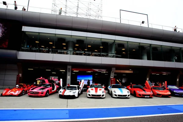 Sedan 2012 Süper Show Sırasında Shanghai International Circuit Şanghay Çin — Stok fotoğraf